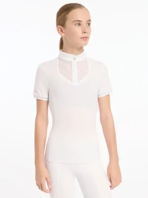 Young Rider Belle Show Shirt White