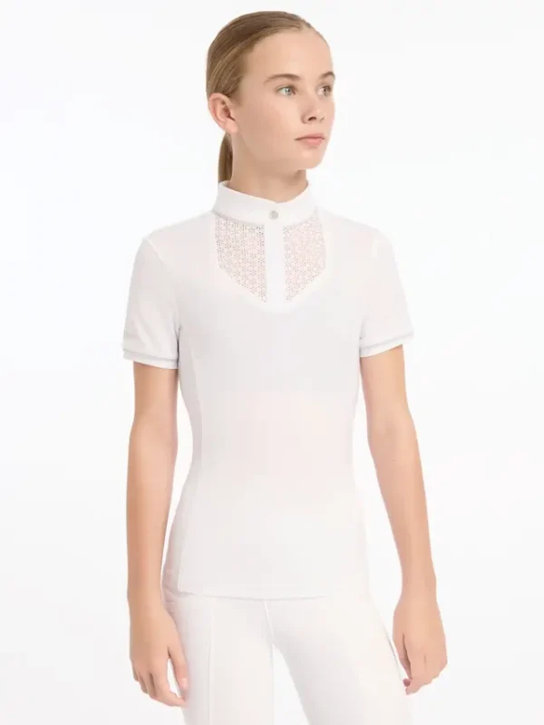 Young Rider Belle Show Shirt White