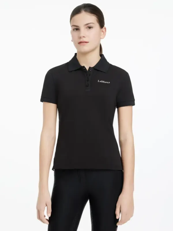 it06814_studio_youngriderclassiquepoloshirt_black_002 Young Rider Classique Polo Shirt Black