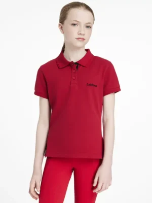 Young Rider Classique Polo Shirt Chilli