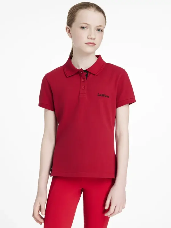 it06815_studio_youngriderclassiquepoloshirt_chilli_001 Young Rider Classique Polo Shirt Chilli