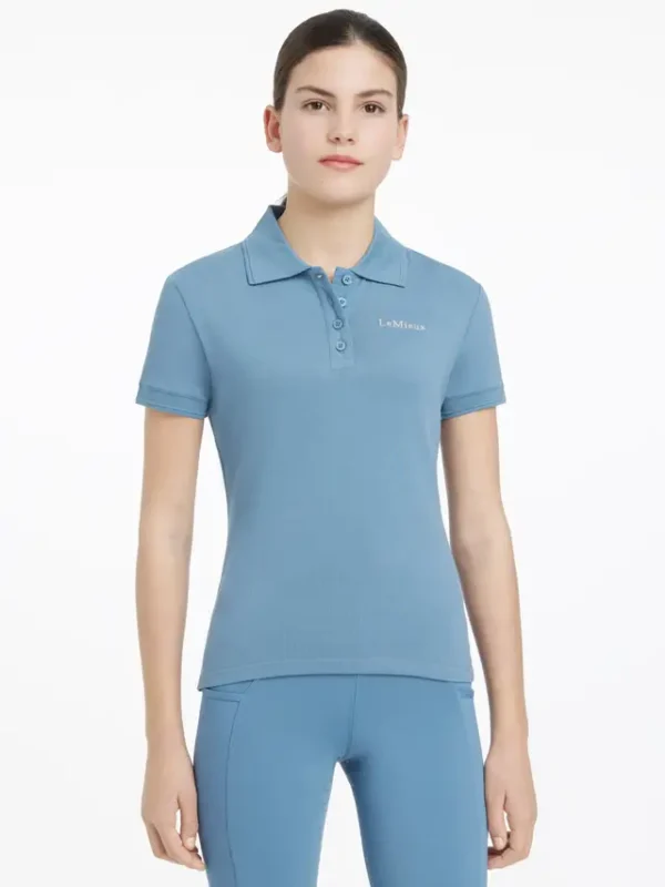 it06816_studio_youngriderclassiquepoloshirt_icelue_002 Young Rider Classique Polo Shirt Ice Blue
