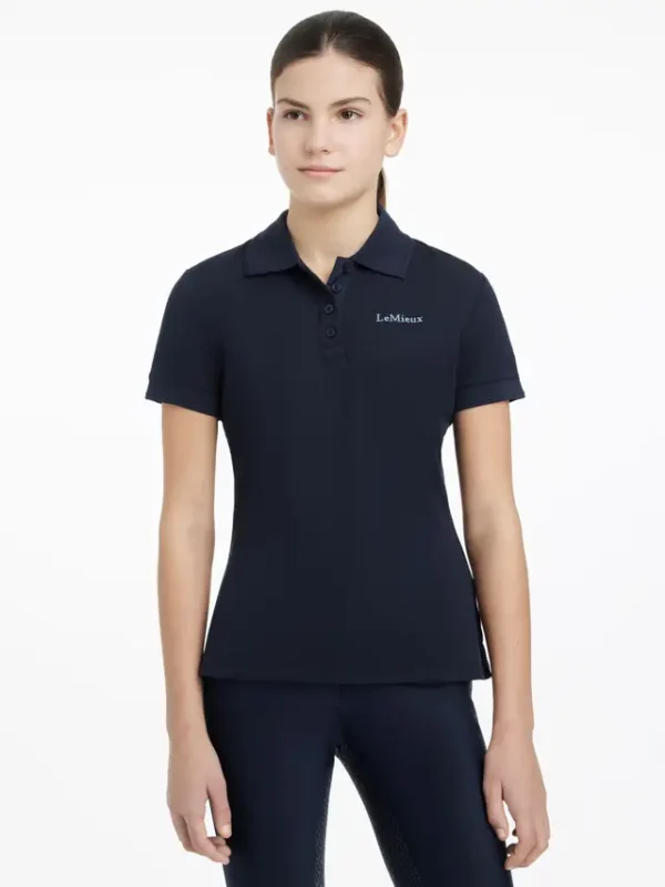 Young Rider Classique Polo Shirt Navy