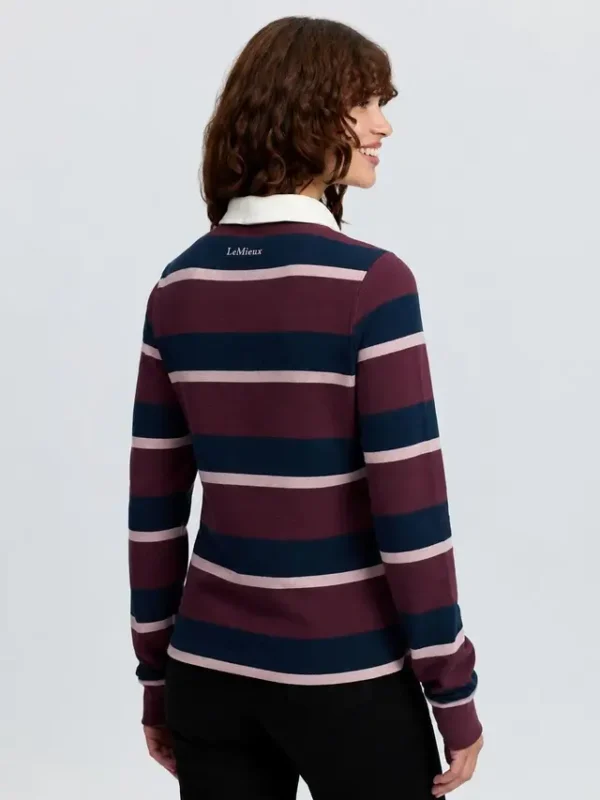 it09283_studio_sloanestriperugbyshirt_bramble_002 Sloane Stripe Rugby Shirt Bramble