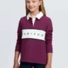 Young Rider Riley Rugby Shirt Blackberry