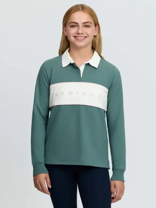 it09494_studio_youngriderrileyrugbyshirt_aloe_001 Young Rider Riley Rugby Shirt Aloe