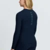 Young Rider Hybrid Sports Top Navy