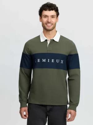 Mens Rugby Shirt Olive