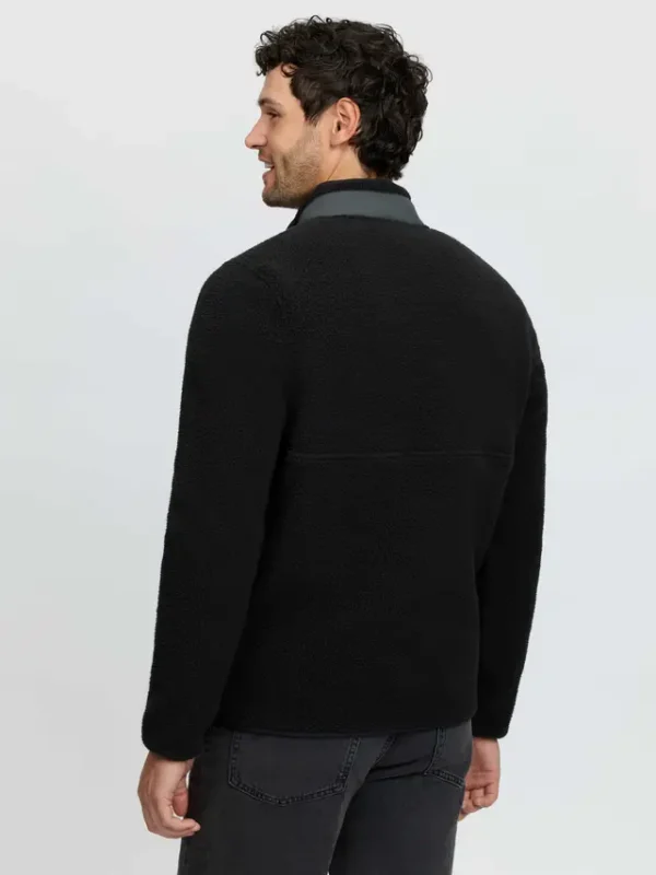 it09555_studio_mensborghalfzipsweat_black_002 Mens Borg Half Zip Sweat Black