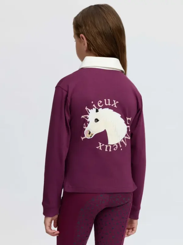 Mini Roman Rugby Shirt Blackberry