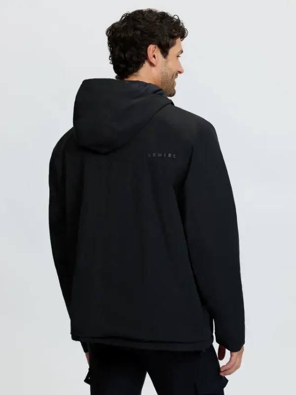 it09669_studio_menswaterproofanorak_black_002 Mens Waterproof Anorak Black