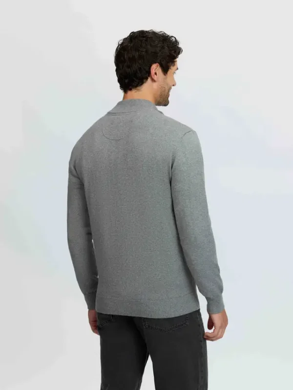 it09692_studio_mensquarterzipknit_grey_002 Mens Quarter Zip Knit Grey