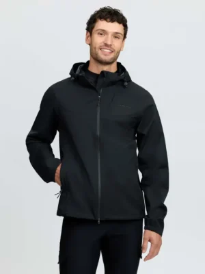 Mens Waterproof Lightweight Jacket Black