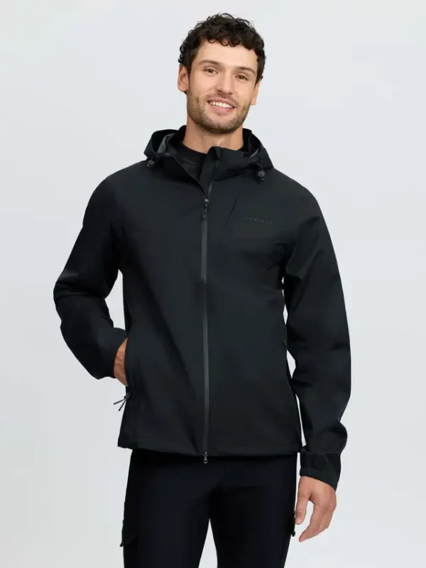 it09748_studio_menswaterprooflightweightjacket_black_001 Mens Waterproof Lightweight Jacket Black